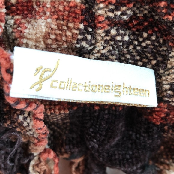 Collection18 ruched chenille feel scarf - Picture 3 of 4